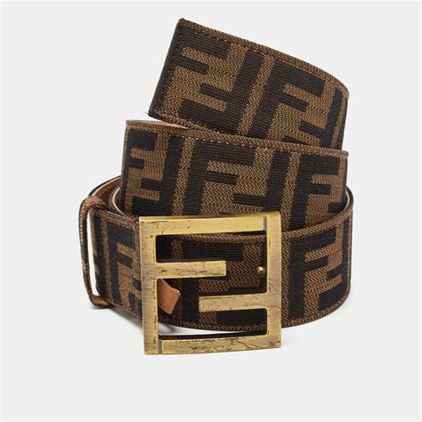 fendi mens zucca ff-buckle belt|authentic fendi zucca handbags.